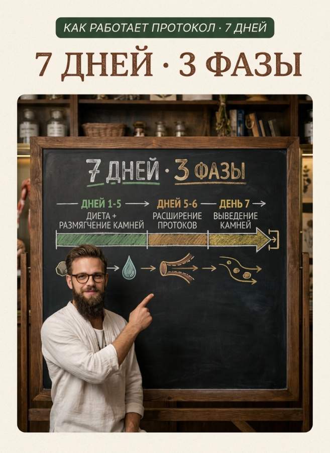 7 дней · 3 фазы