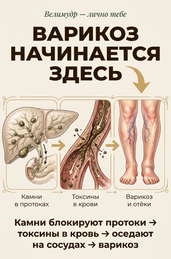 Варикоз начинается здесь