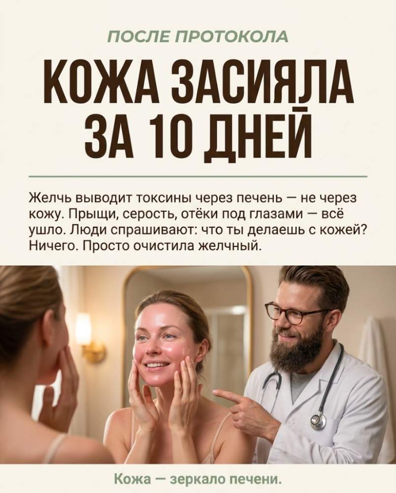 Кожа засияла